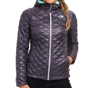 The North Face Thermoball Full Zip Greystone Blue Hoodie